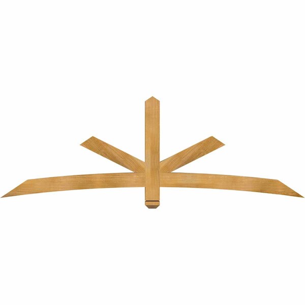Ekena Millwork Alberta Rough Sawn Timber Gable Bracket, Western Red Cedar, 84"W x 28"H x 4"D x 4"F, 8/12 Pitch GBW084X28X0404ALB00RWR - main